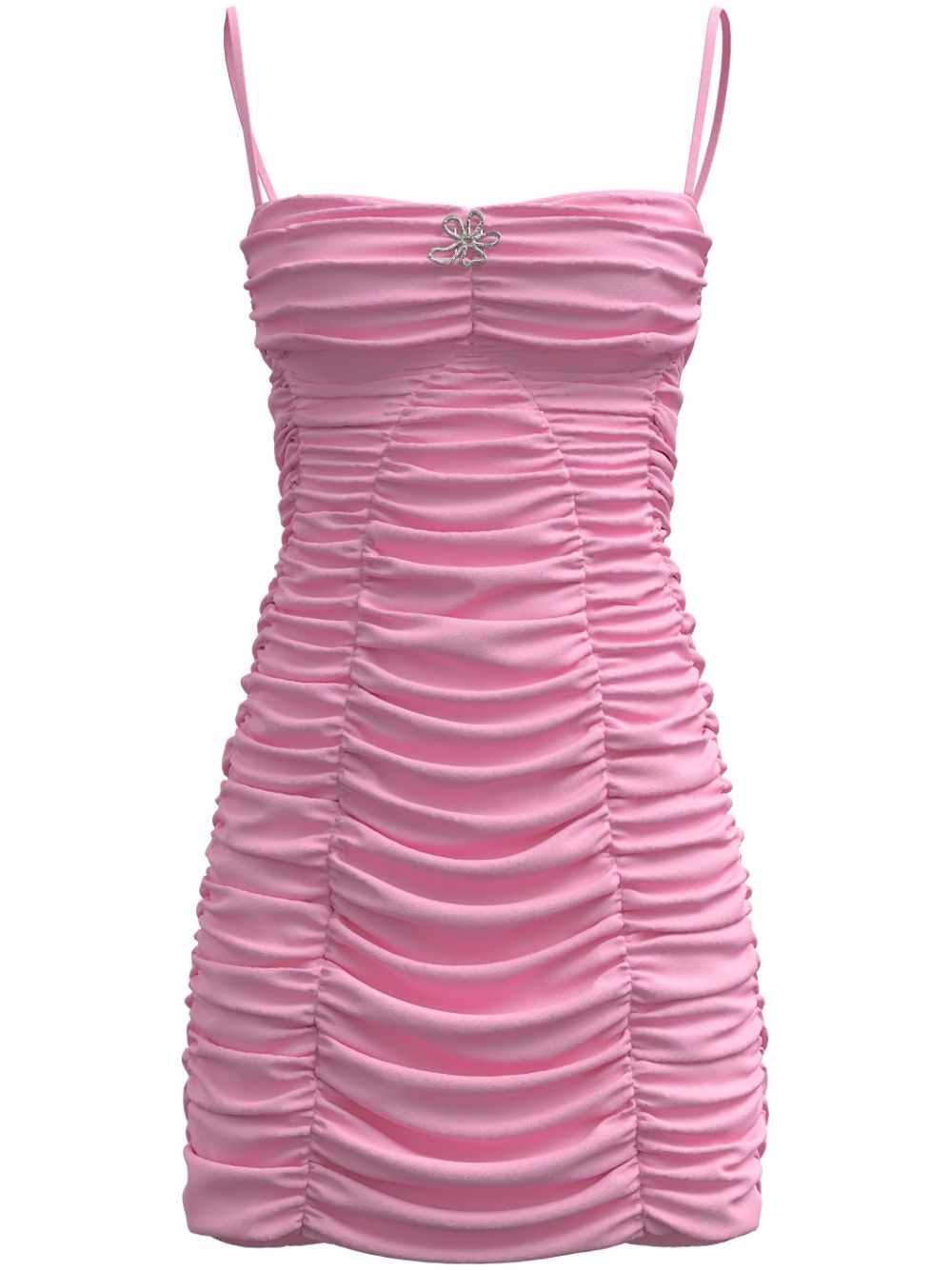 Margherita MACCAPANI Mini-jurk met ruche Roze