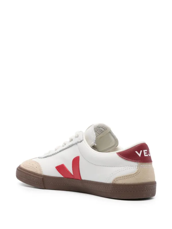 VEJA Volley Leather Sneakers Neutrals FARFETCH IN