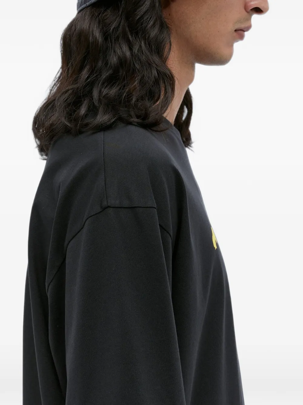 Moncler Vissershoed met logo-reliëf Zwart