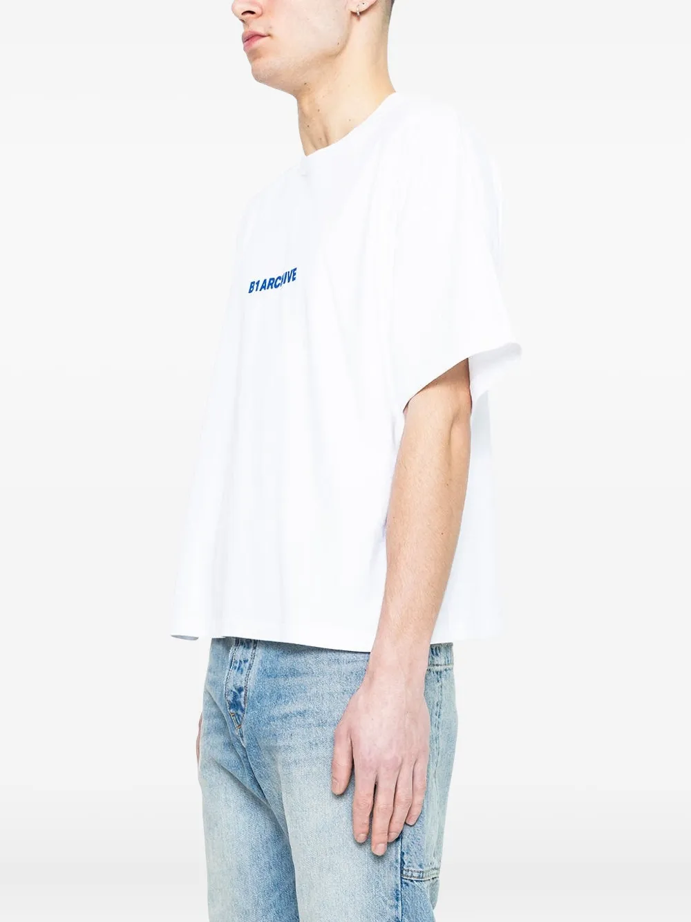 B1archive クルーネック Tシャツ In White