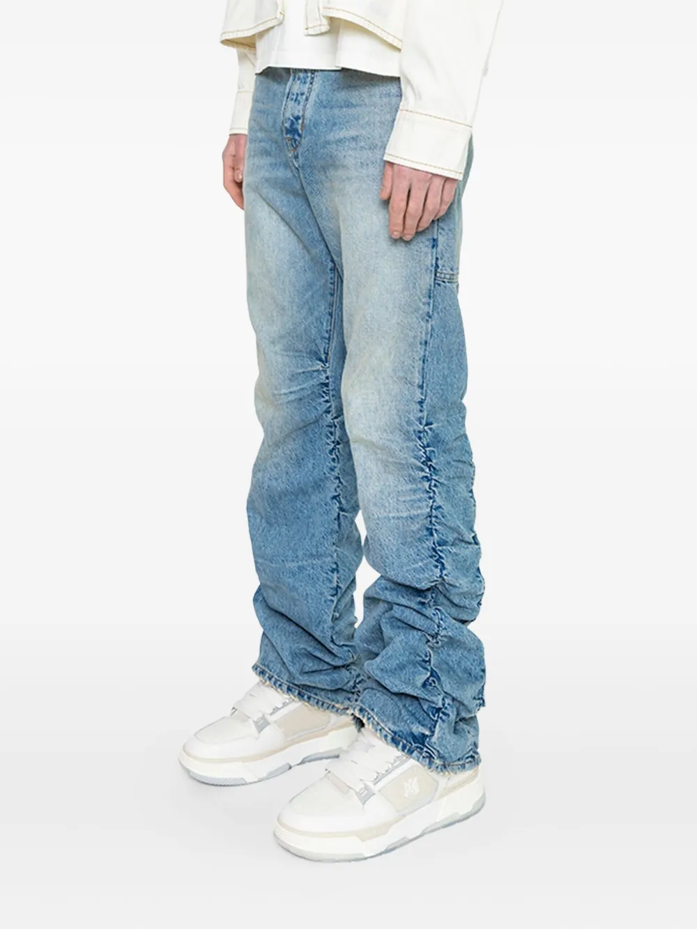 B1archive スタックドジーンズ In Blue