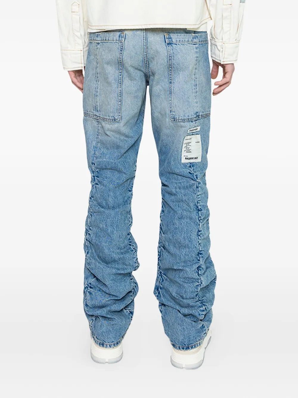 B1archive スタックドジーンズ In Blue