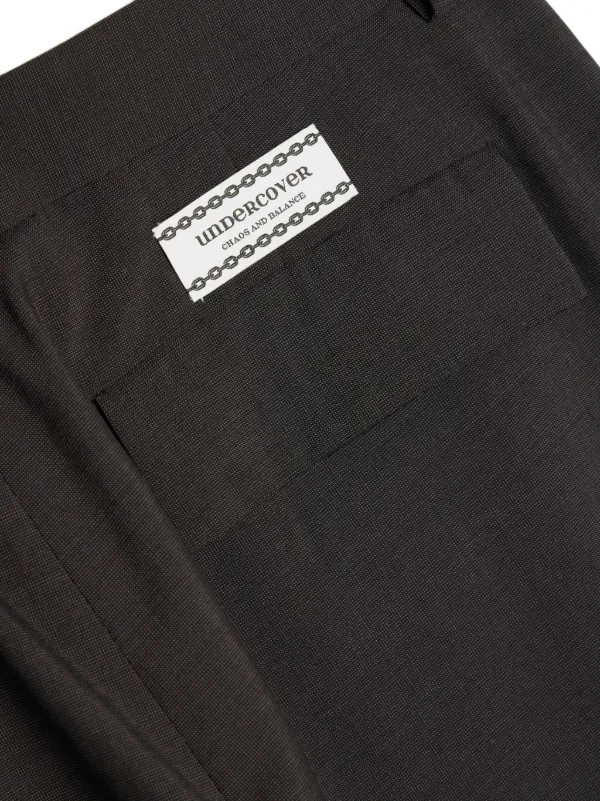 Undercover ロゴ テーパードパンツ | グレー | FARFETCH JP