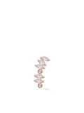 Lark & Berry 14kt rose gold Veto diamond and sapphire earring - Pink