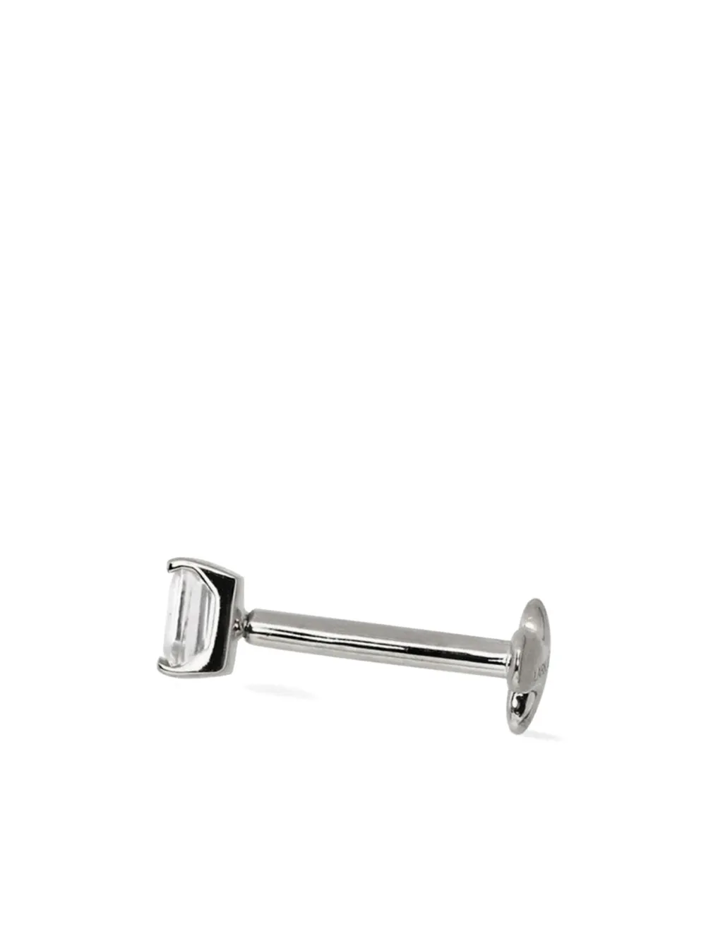 14kt White Gold Omnis Sapphire Earring