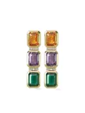 Lark & Berry 14kt yellow gold Nexus Trio multi-stone drop earrings