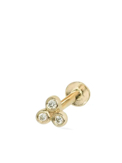 Lark & Berry 14kt yellow gold Trio diamond earring