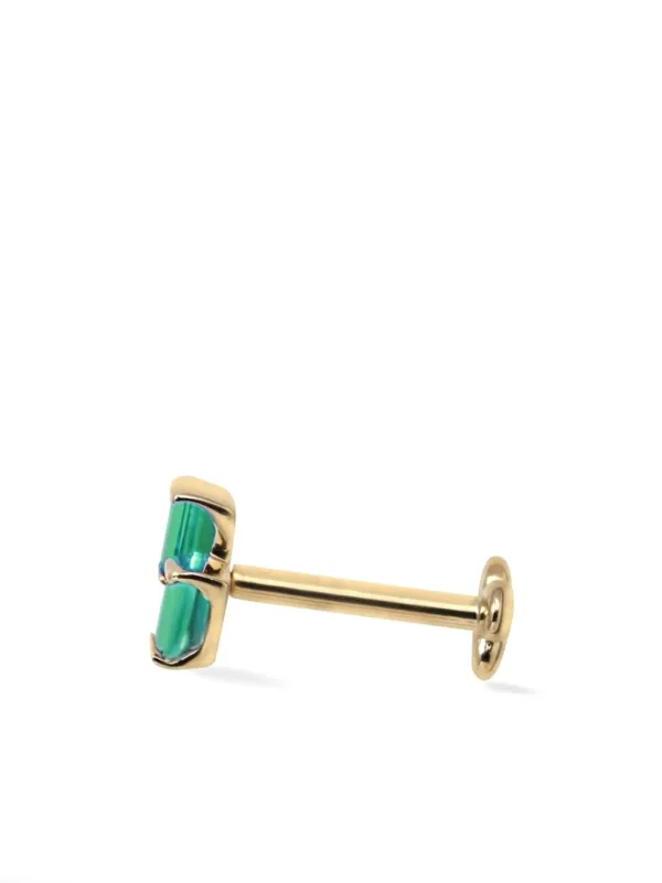 Lark & Berry 14kt Yellow Gold Omnis Sapphire Earring | Gold