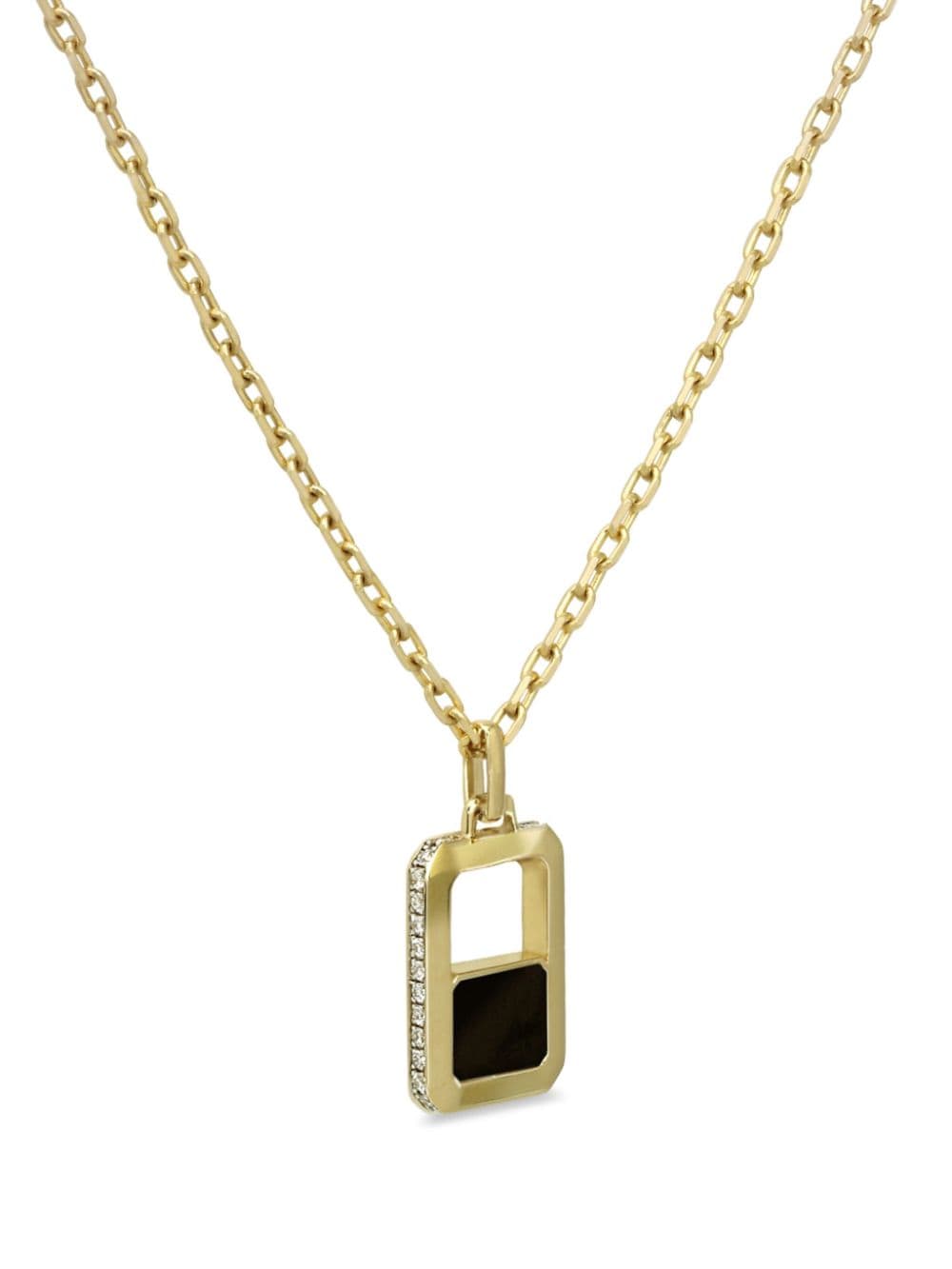 18kt gold Eclipsis diamond necklace