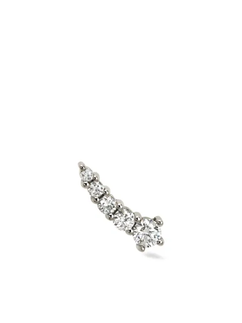 Lark & Berry 14kt white gold Shooting Star diamond stud earring