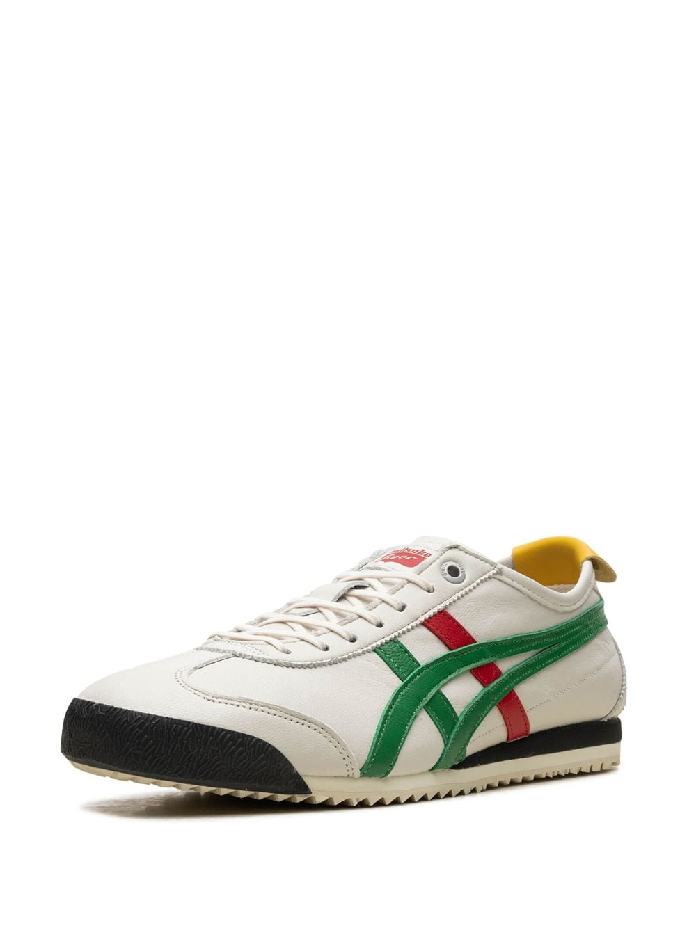 Shop Onitsuka Tiger Mexico 66 Sd "birch Green/red/yellow" Sneakers In Neutrals