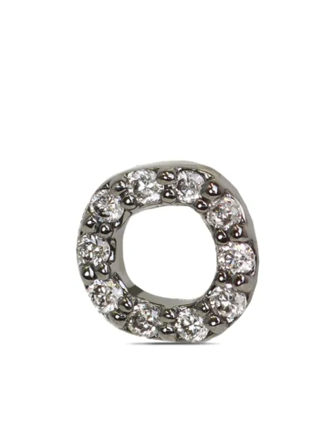 Lark & Berry 14kt gold Halo diamond earring