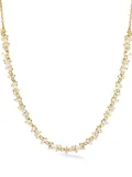 Lark & Berry 14kt gold Veto diamond and sapphire necklace