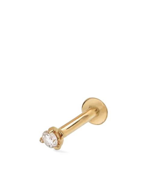 Lark & Berry 14kt yellow gold Modernist diamond earring