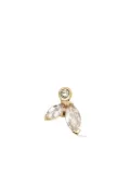 Lark & Berry 14kt yellow gold Veto diamond and sapphire earring