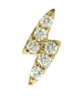 Lark & Berry 14kt yellow gold Lightning Strike diamond stud earring
