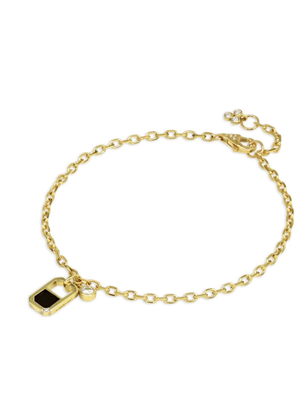 Lark & Berry 18kt gold Eclipsis diamond necklace - Oro