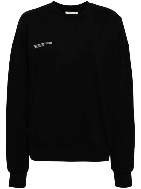 Pangaia 365 Midweight Sweatshirt Black FARFETCH CA