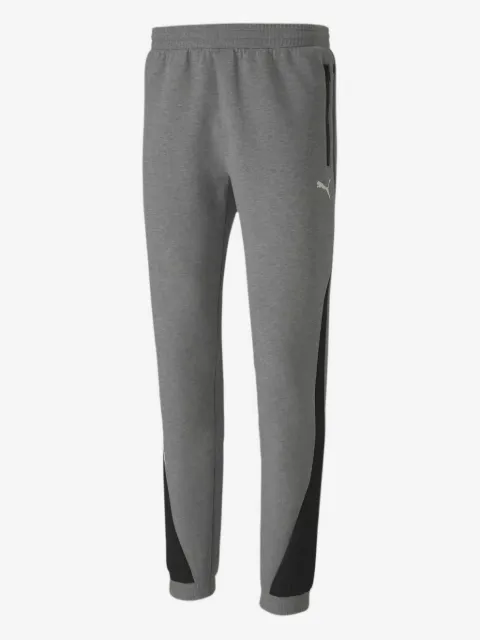 PUMA x Ferrari cotton-blend "Medium Grey" track pants