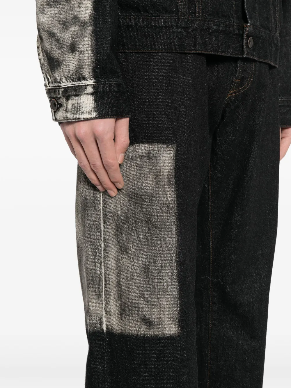 Yohji Yamamoto Straight jeans Zwart