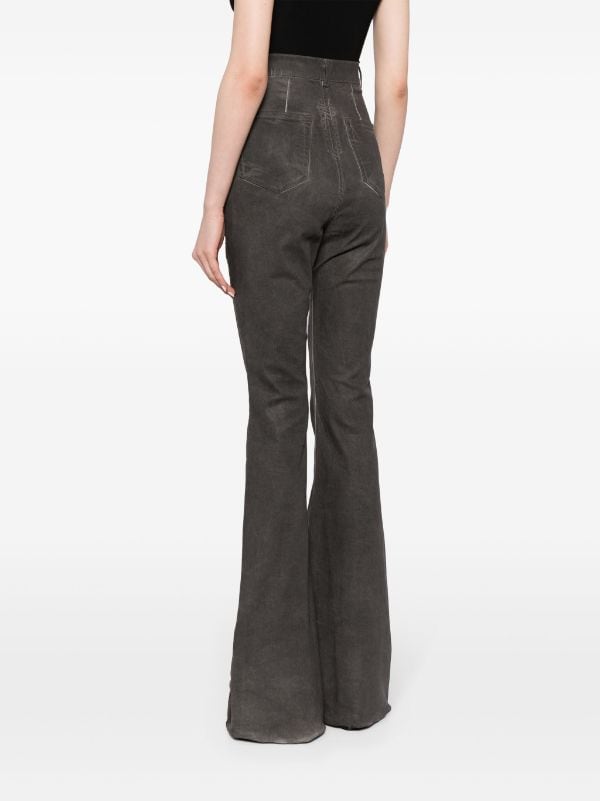 Rick Owens DRKSHDW Flared high-waist Jeans - Farfetch