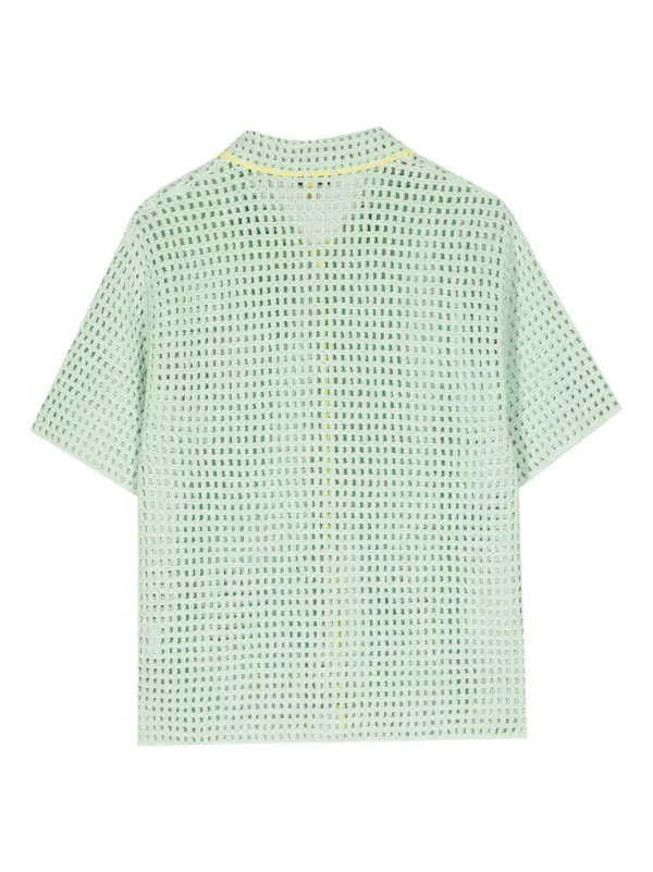 Mira Mikati パームツリーアップリケ ニットトップ | グリーン 