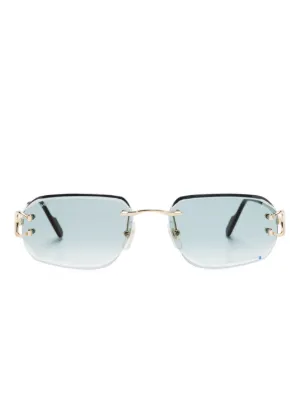 Cartier Eyewear リムレス サングラス | グレー | FARFETCH JP