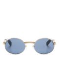 Cartier Eyewear Première de Cartier oval-frame sunglasses - Gold