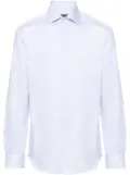 Corneliani pointed-collar cotton shirt - Blue