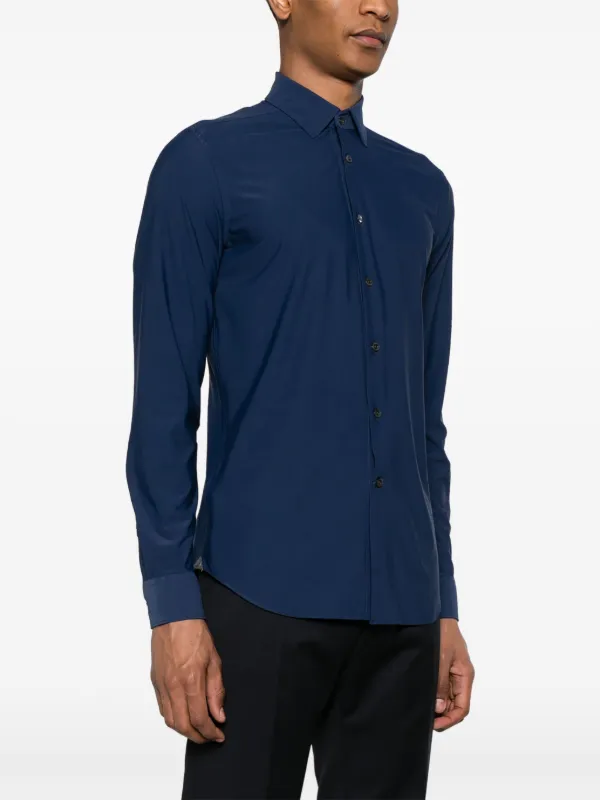 Corneliani クラシックカラー シャツ | ブルー | FARFETCH JP