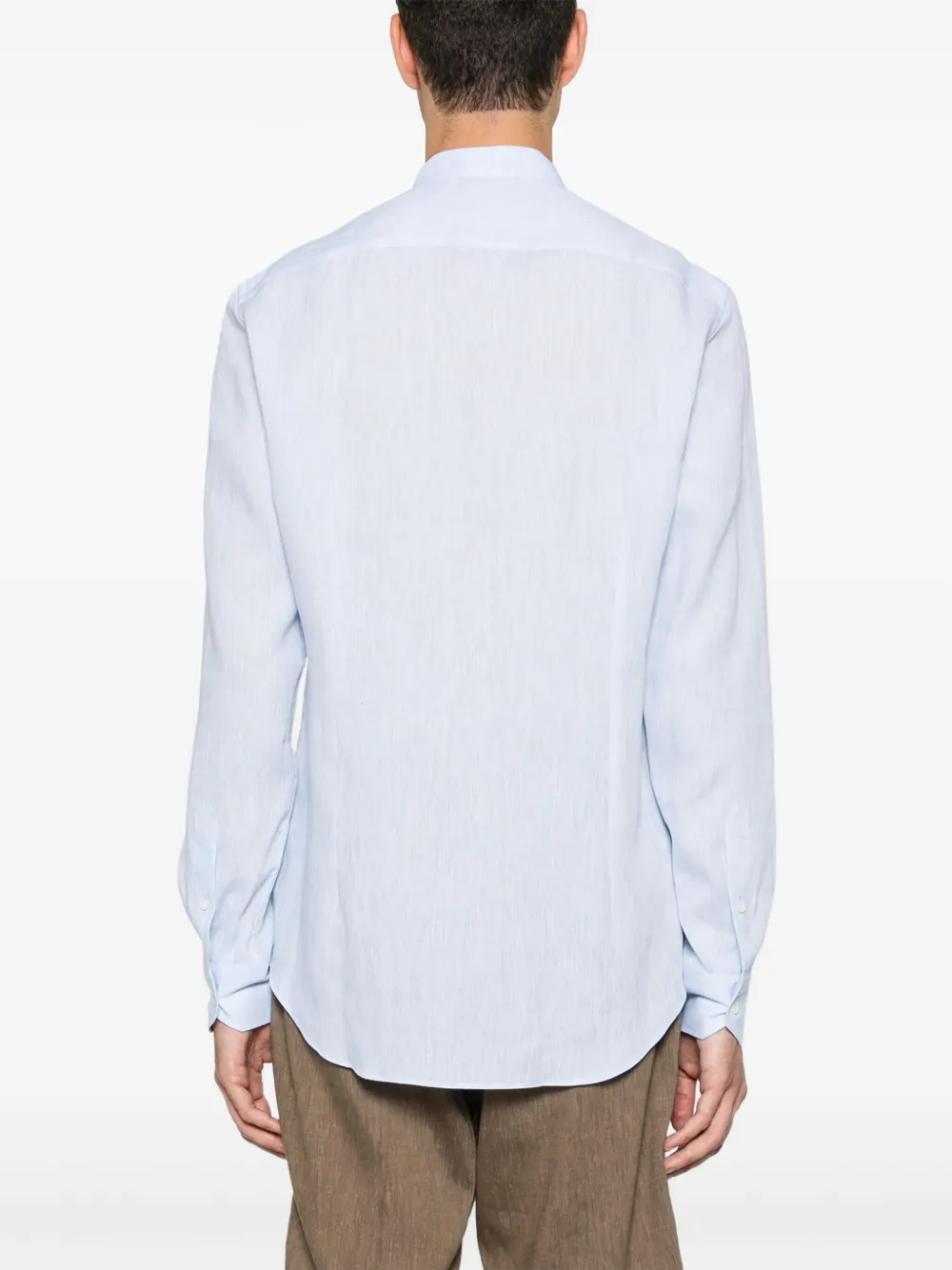 Corneliani Linnen overhemd Blauw