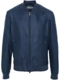 Corneliani interlock-twill jacket - Blue