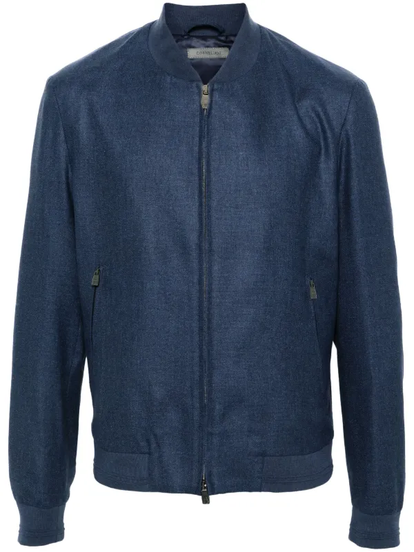 Corneliani ツイルジャケット | ブルー | FARFETCH JP