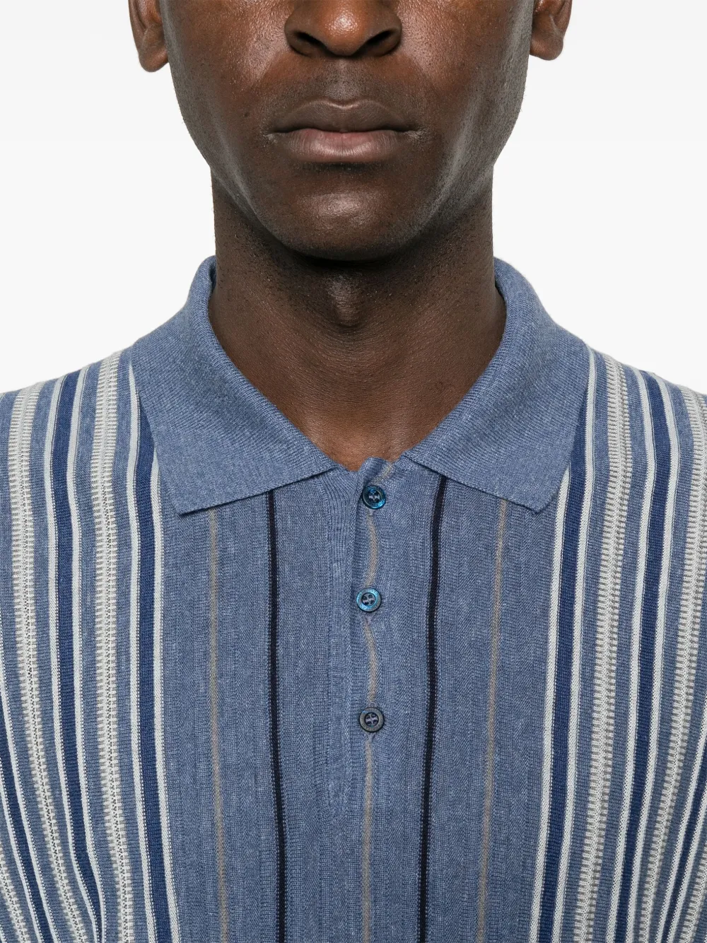 Corneliani Gestreept poloshirt Blauw