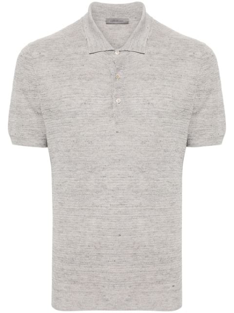 Corneliani short-sleeve knitted polo shirt