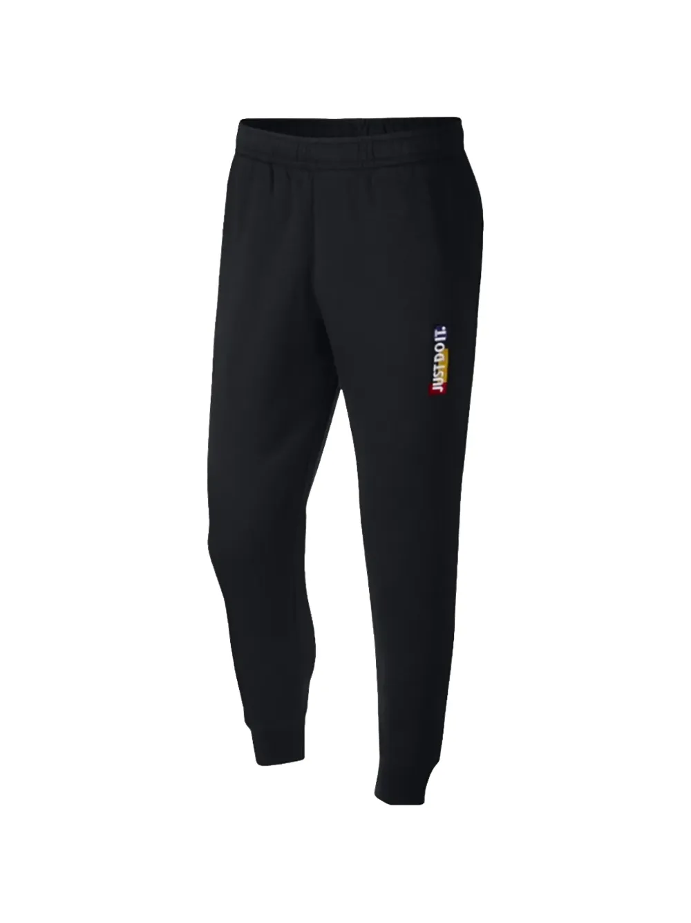 Nike logo detail trousers - Schwarz