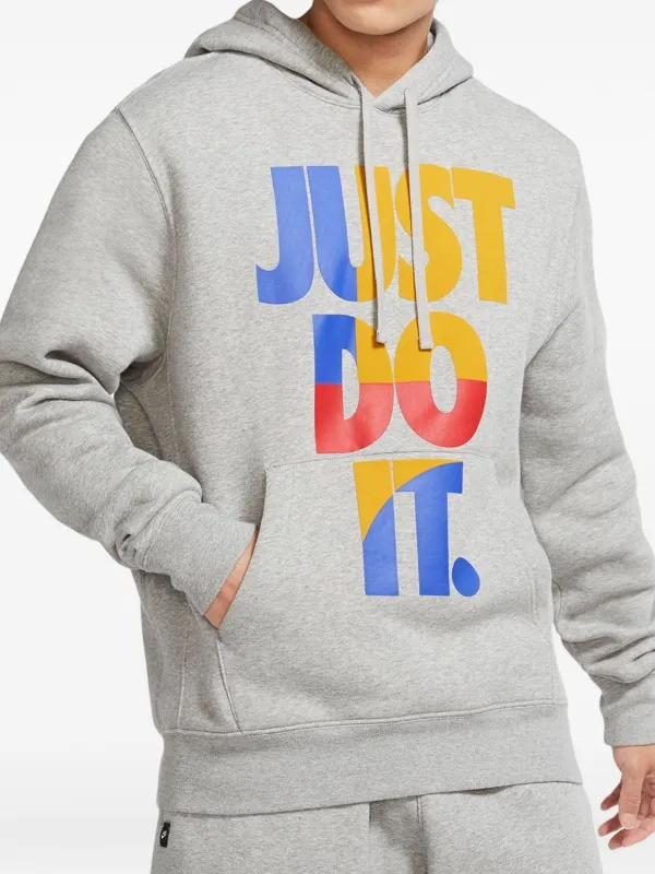 nike just do it grey sweatshirt