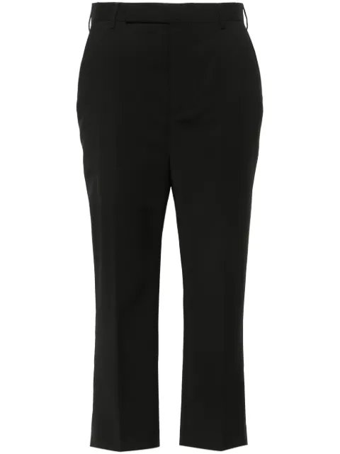 Rick Owens pressed-creased tapered trousers