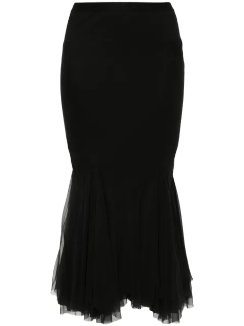 Rick Owens falda midi Divine Bias
