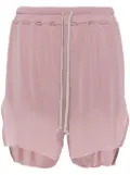 Rick Owens drawstring jersey shorts - Pink