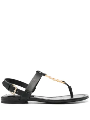 レザー★スリングバック★サンダル★ VICTORIA BECKHAM VICTORIA BECKHAM Harlow レザー スリングバックサンダル | NET