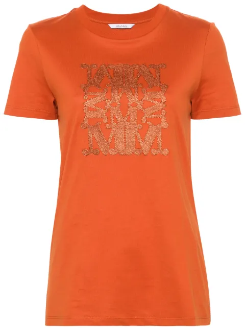 Max Mara Taverna logo-appliqué T-shirt