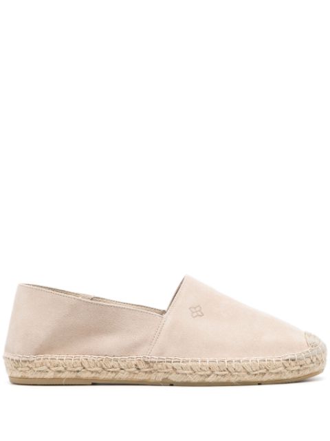 Tagliatore debossed-logo suede espadrilles Men