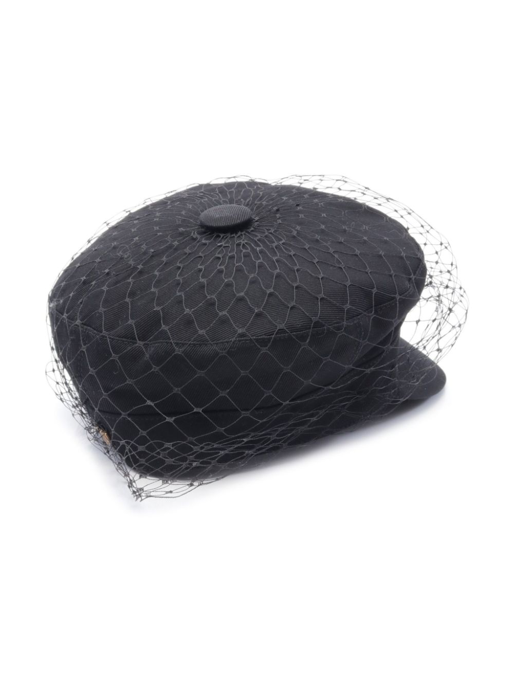 Christian Dior Pre-Owned 2000 net-embellished casquette hat - Zwart