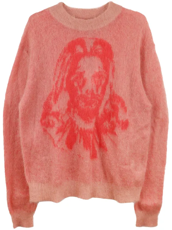 SAINT MXXXXXX mohair-blend Jumper | Pink | FARFETCH SAINT MXXXXXX mohair-blend Jumper | Pink | FARFETCH