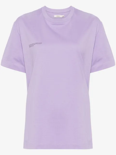 Pangaia slogan-print T-shirt