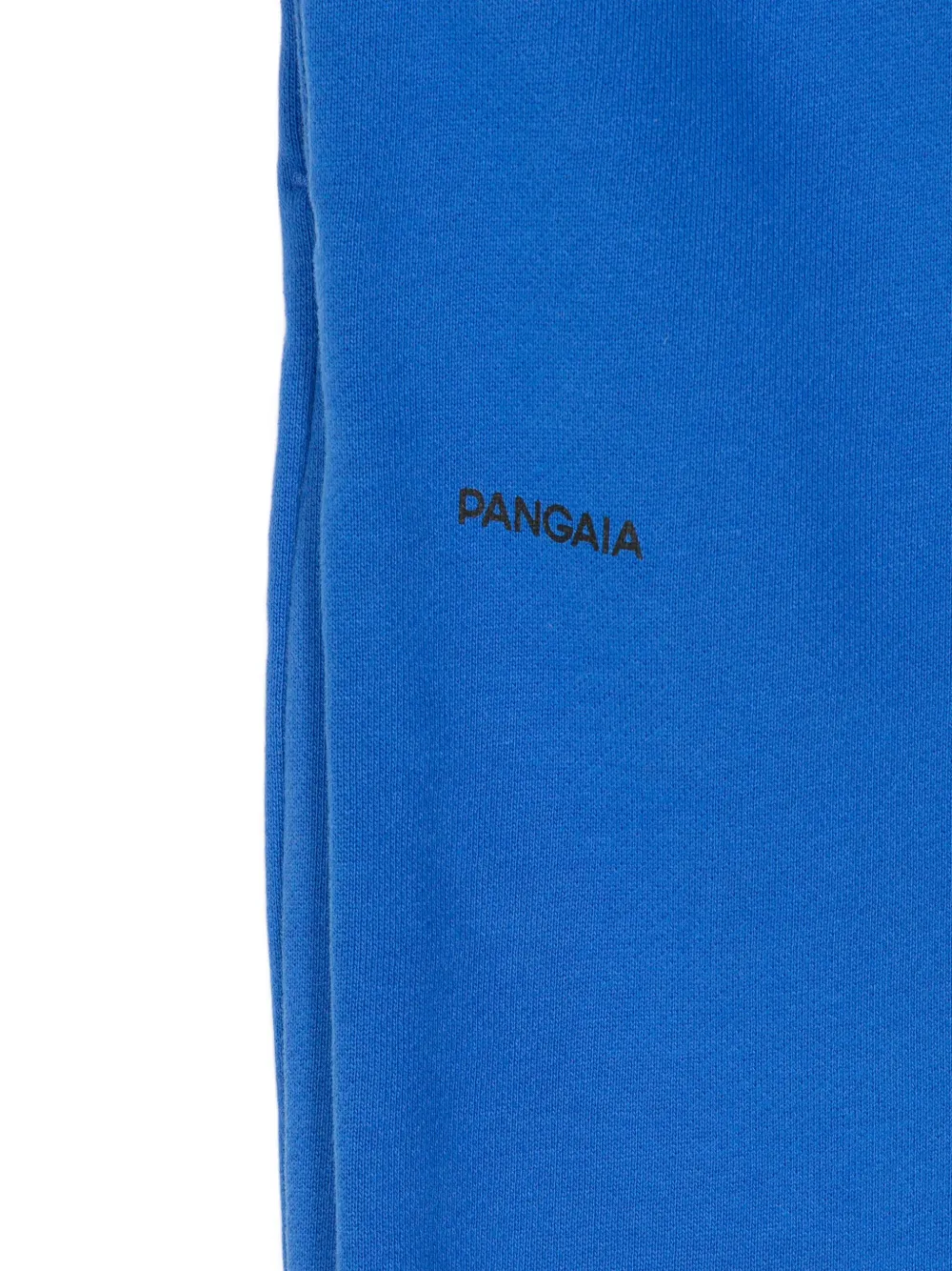 Shop Pangaia Text-print Cotton Track Pants In Blue