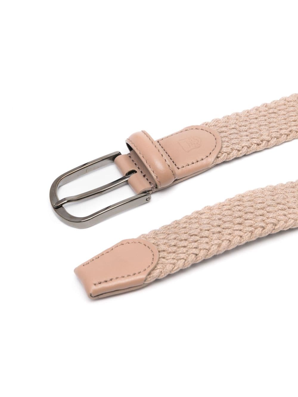 Corneliani Geweven riem - Beige