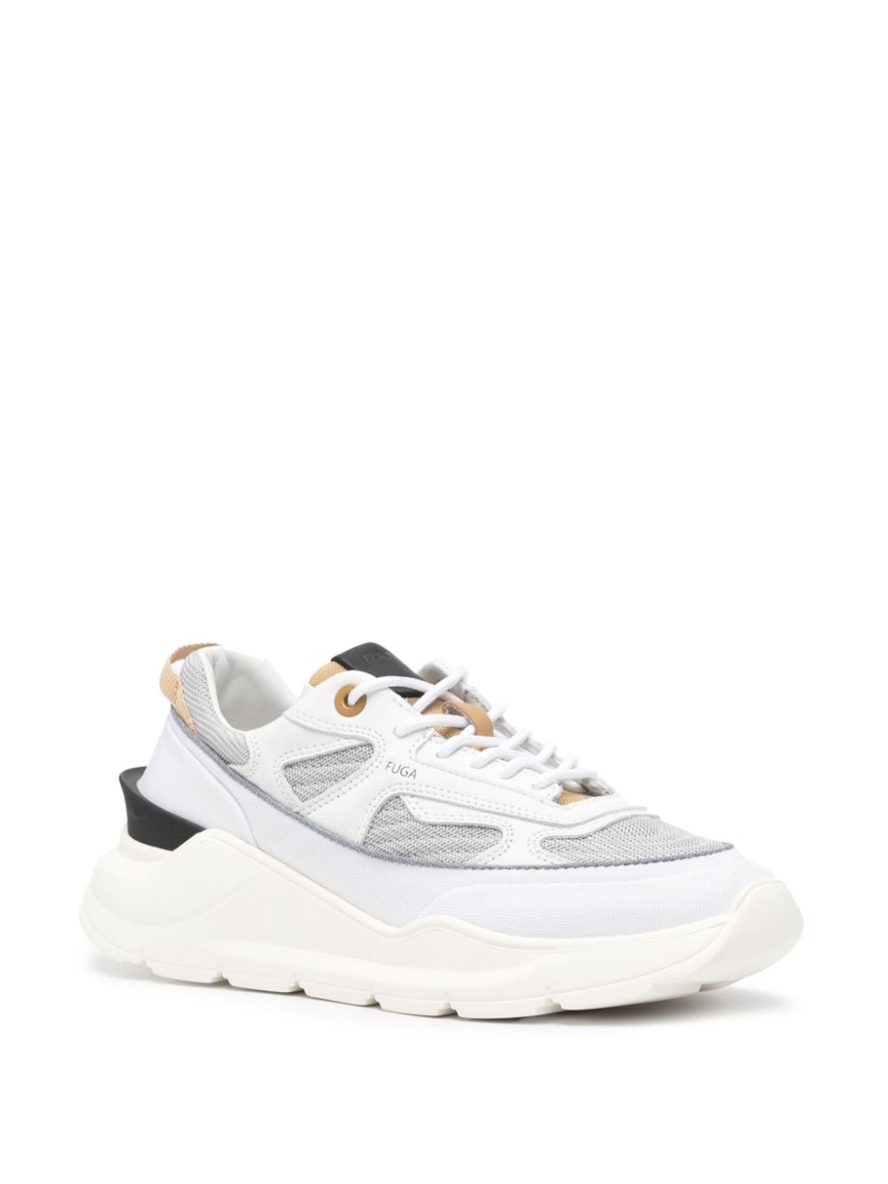 Shop Date Fuga Chunky Sneakers In Neutrals