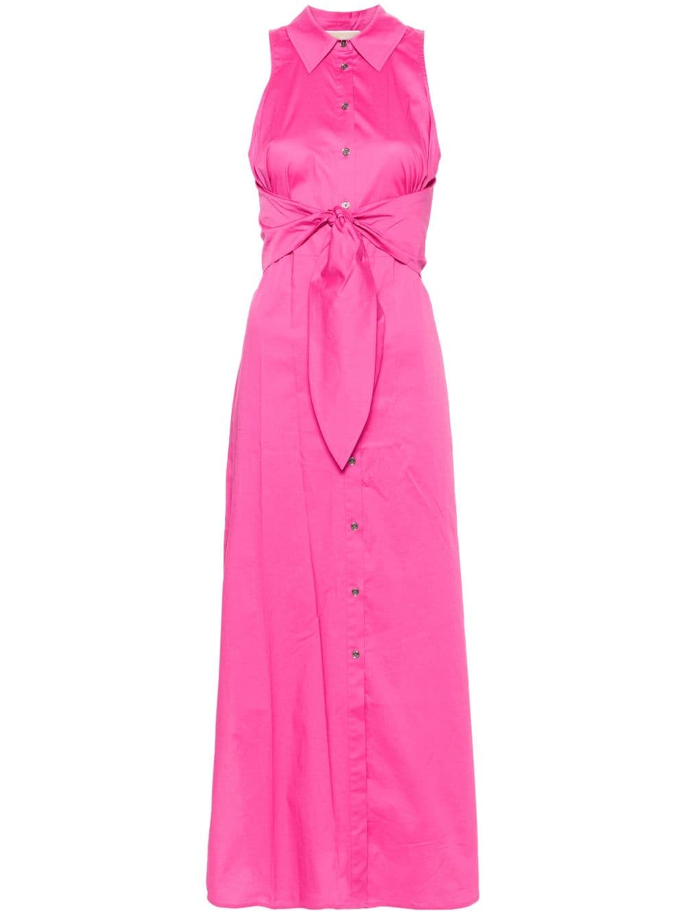 Michael Kors sleeveless poplin midi dress - Rosa